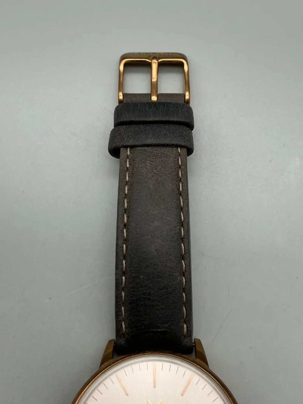 MVMT Boulevard Santa Monica Womens Watch 38mm Rose Gold Tone Leather New Battery